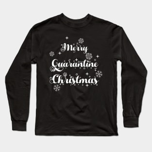 merry quarantine christmas Long Sleeve T-Shirt